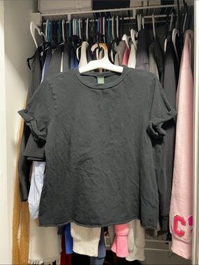 wild fable Black Short Sleeve Crewneck Tee